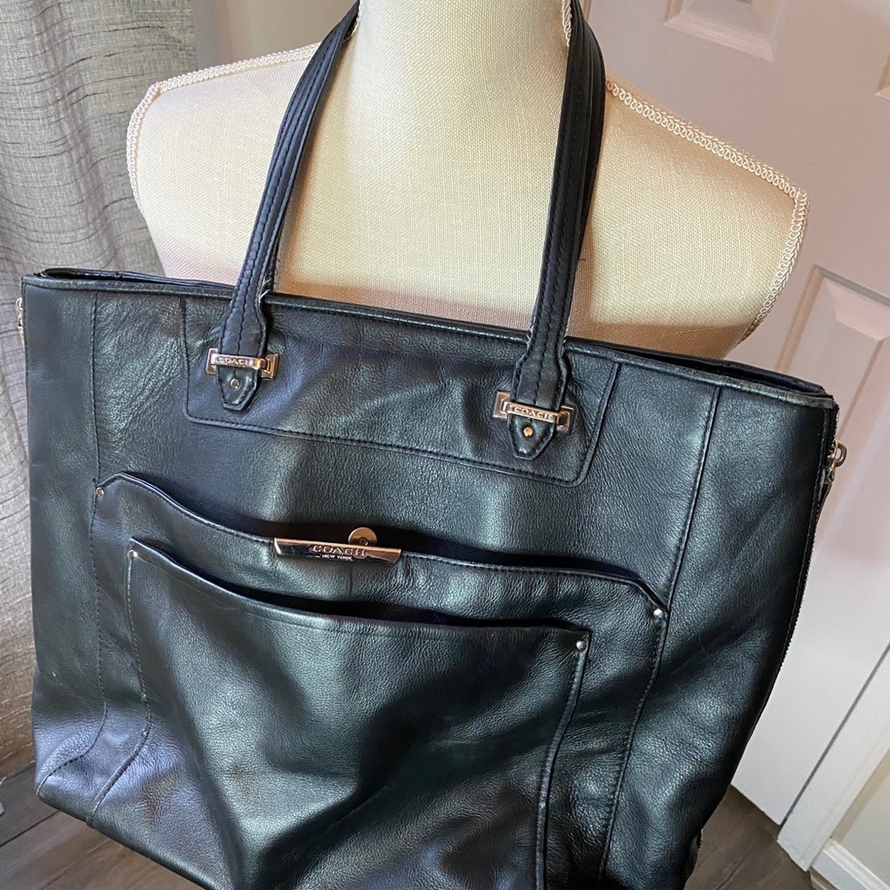 Coach Leather Tote